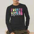 4th Grade Squad Fourth Teacher Student Team Back To School Men's Long Sleeve T-Shirt, funny gift