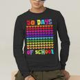50 Days Of School Hearts Teacher Happy 50th Day Of School Men's Long Sleeve T-Shirt, funny gift 50 Days Of School Hearts Teacher Happy 50th Day Of School Men's Long Sleeve T-Shirt, funny gift