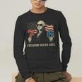 6-7 7-6 George Washington Freedom For Teachers Men's Long Sleeve T-Shirt, funny gift