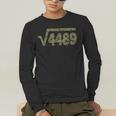 6 7 Army Pattern Meme Square Root 4489 Slang Math Teacher Men's Long Sleeve T-Shirt, funny gift