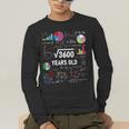 60 Year Old Math Teacher Square Root Of 3600 60th Birthday Men's Long Sleeve T-Shirt, funny gift 60 Year Old Math Teacher Square Root Of 3600 60th Birthday Men's Long Sleeve T-Shirt, funny gift