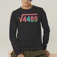 67 Ice Cream Drip Meme Square Root 4489 Slang Math Teacher Men's Long Sleeve T-Shirt, funny gift 67 Ice Cream Drip Meme Square Root 4489 Slang Math Teacher Men's Long Sleeve T-Shirt, funny gift
