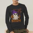 67 Teacher Halloween Ghost Six Seven Meme Math Equation Bruh Men's Long Sleeve T-Shirt, funny gift 67 Teacher Halloween Ghost Six Seven Meme Math Equation Bruh Men's Long Sleeve T-Shirt, funny gift