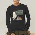 67 Teacher Halloween Ghost Six Seven Meme Math Joke Men's Long Sleeve T-Shirt, funny gift