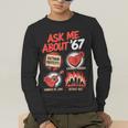 67 History Teacher Teacher 6 7 Overuse '67 Men's Long Sleeve T-Shirt, funny gift 67 History Teacher Teacher 6 7 Overuse '67 Men's Long Sleeve T-Shirt, funny gift