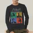 Abbott Elementary Colorful Pop Art Teachers TV Show Men's Long Sleeve T-Shirt, funny gift