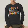 ABCD Kindergarten Rocks Back To School Teacher Kindergarten Men's Long Sleeve T-Shirt, funny gift