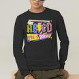 ABCD Pre-K Rocks Back To School PreK Kindergarten Teacher Men's Long Sleeve T-Shirt, funny gift