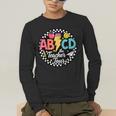ABCD The Teacher Tour Back To School First Day Of School Men's Long Sleeve T-Shirt, funny gift ABCD The Teacher Tour Back To School First Day Of School Men's Long Sleeve T-Shirt, funny gift