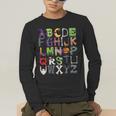 ABCs Alphabet Halloween Learning Kindergarten Teachers Men's Long Sleeve T-Shirt, funny gift