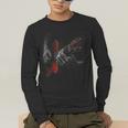 Acoustic Guitar Player Shirt Vintage Music Teacher Guitarist Men's Long Sleeve T-Shirt, funny gift