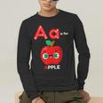 A Is For Apple Pre-K Kindergarten Teacher Student Men's Long Sleeve T-Shirt, funny gift A Is For Apple Pre-K Kindergarten Teacher Student Men's Long Sleeve T-Shirt, funny gift