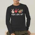 Art Teacher Peace Love Art For Artists And Painters Men's Long Sleeve T-Shirt, funny gift Art Teacher Peace Love Art For Artists And Painters Men's Long Sleeve T-Shirt, funny gift
