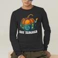 Art Teacher Pumpkin Halloween Night Men Women Men's Long Sleeve T-Shirt, funny gift