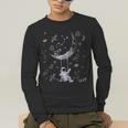 Astronaut Purple Moon Swing NASA Space Science Teacher Men's Long Sleeve T-Shirt, funny gift Astronaut Purple Moon Swing NASA Space Science Teacher Men's Long Sleeve T-Shirt, funny gift