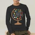 Awesome Teachers T Shirt Teaching Future Leaders Globe For Men Women Men's Long Sleeve T-Shirt, funny gift
