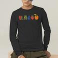Back To School Cute Hungry Lover Fruits Teacher Men's Long Sleeve T-Shirt, funny gift Back To School Cute Hungry Lover Fruits Teacher Men's Long Sleeve T-Shirt, funny gift