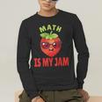 Back To School Math Is My Jam Math Teacher Men's Long Sleeve T-Shirt, funny gift