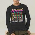 Back To School Retro Reading Is My Jam 80s Teacher Boombox Men's Long Sleeve T-Shirt, funny gift Back To School Retro Reading Is My Jam 80s Teacher Boombox Men's Long Sleeve T-Shirt, funny gift
