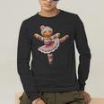 Ballet Dancer Gingerbread Christmas Dance Teacher Girl Women Men's Long Sleeve T-Shirt, funny gift