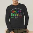 Battery Life Of A School Teacher Monday To Friday For Men Women Men's Long Sleeve T-Shirt, funny gift