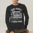 Best Music Teacher For Men Women Musician Band Piano Teacher Men's Long Sleeve T-Shirt, funny gift