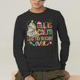 Book Tree All Is Calm Said No Teacher Ever Christmas Men's Long Sleeve T-Shirt, funny gift