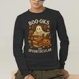 Books Are Spooktacular Ghost Book Reading Halloween Teachers Men's Long Sleeve T-Shirt, funny gift Books Are Spooktacular Ghost Book Reading Halloween Teachers Men's Long Sleeve T-Shirt, funny gift