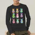 Bunny Reading Books Easter Day Librarian Teacher Book Men's Long Sleeve T-Shirt, funny gift Bunny Reading Books Easter Day Librarian Teacher Book Men's Long Sleeve T-Shirt, funny gift