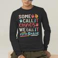 Some Call It Chaos We Call It Fifth Grade 5th Grade Teacher Men's Long Sleeve T-Shirt, funny gift Some Call It Chaos We Call It Fifth Grade 5th Grade Teacher Men's Long Sleeve T-Shirt, funny gift