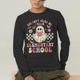 You Can't Scare Me I Teach Elementary School Teacher Spooky Men's Long Sleeve T-Shirt, funny gift
