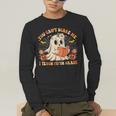 You Can't Scare Me I Teach Fifth Grade Halloween Teacher Men's Long Sleeve T-Shirt, funny gift