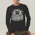 Cat Chaos Coordinator For Women Mom Halloween Teacher Men's Long Sleeve T-Shirt, funny gift