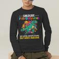 Childcare Providersaurus Daycare Teachers Men's Long Sleeve T-Shirt, funny gift
