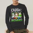 Chillin With My Pre-K Snowmies Christmas Teacher Xmas Men's Long Sleeve T-Shirt, funny gift Chillin With My Pre-K Snowmies Christmas Teacher Xmas Men's Long Sleeve T-Shirt, funny gift