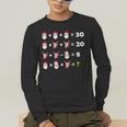 Christmas Math Quiz Teacher Equation Math Teacher Men's Long Sleeve T-Shirt, funny gift Christmas Math Quiz Teacher Equation Math Teacher Men's Long Sleeve T-Shirt, funny gift