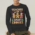 Christmas Teacher Of Smart Cookies Gingerbread Man Teaching Men's Long Sleeve T-Shirt, funny gift Christmas Teacher Of Smart Cookies Gingerbread Man Teaching Men's Long Sleeve T-Shirt, funny gift