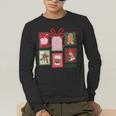 Christmas Teacher Stamps Men's Long Sleeve T-Shirt, funny gift