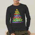Christmas Tree Made Of Crayons School Teacher Life Student Men's Long Sleeve T-Shirt, funny gift Christmas Tree Made Of Crayons School Teacher Life Student Men's Long Sleeve T-Shirt, funny gift
