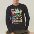 Color The World With Kindness Teacher Back To School Men's Long Sleeve T-Shirt, funny gift