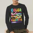 Color The World With Kindness Teachers Back To School Men's Long Sleeve T-Shirt, funny gift