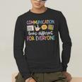 Communication Looks Different Tee Shirt Kids -Adults Teacher Animal Print Small Short Sleeve Classic Fit Crew Neck Polyester 100 Men's Long Sleeve T-Shirt, funny gift Communication Looks Different Tee Shirt Kids -Adults Teacher Animal Print Small Short Sleeve Classic Fit Crew Neck Polyester 100 Men's Long Sleeve T-Shirt, funny gift