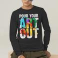 Cool Artist For Men Women Painter Art Teacher Paint Artists Men's Long Sleeve T-Shirt, funny gift