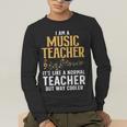 Cool Music Teacher Art For Men Women School Orchestra Coach Men's Long Sleeve T-Shirt, funny gift