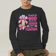 Created By God Called To Teacher Jesus Christian Teacher Men's Long Sleeve T-Shirt, funny gift