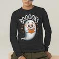 Cute Ghost Book Reading Halloween Teacher Men's Long Sleeve T-Shirt, funny gift Cute Ghost Book Reading Halloween Teacher Men's Long Sleeve T-Shirt, funny gift