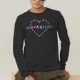 Cute Montessori For Teachers Kids & Moms Men's Long Sleeve T-Shirt, funny gift Cute Montessori For Teachers Kids & Moms Men's Long Sleeve T-Shirt, funny gift