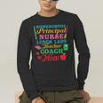 Cute Principal Nurse Lunch Lady Teacher Coach Homeschool Mom Men's Long Sleeve T-Shirt, funny gift