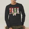 Cute Santas Favorite Para Christmas Paraprofessional Teacher Men's Long Sleeve T-Shirt, funny gift