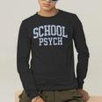 Cute Wildflower School Psych Teacher School Psychologist Men's Long Sleeve T-Shirt, funny gift Cute Wildflower School Psych Teacher School Psychologist Men's Long Sleeve T-Shirt, funny gift